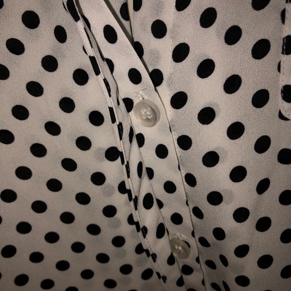 Inc International Concepts polka dot blouse - Picture 6 of 6